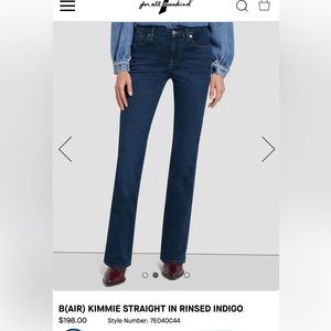 EUC kimmie straight leg 7 jeans size 26